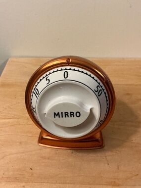 Vintage Mirro kitchen timer, Mid century, Copper tone,